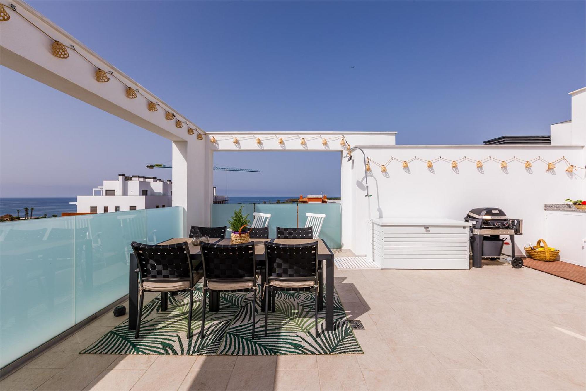 A&N Atico Vista Al Mar Appartement Torre Del Mar Buitenkant foto