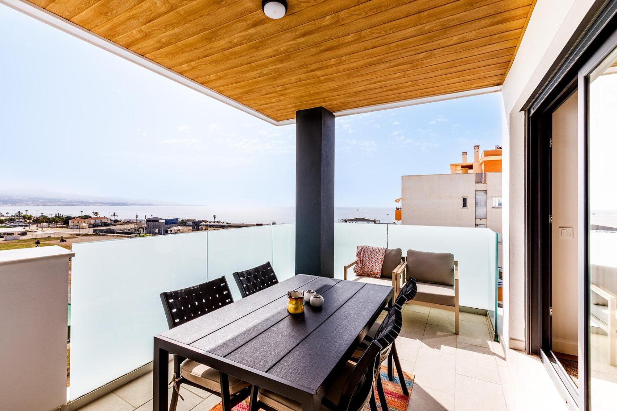 A&N Atico Vista Al Mar Appartement Torre Del Mar Buitenkant foto
